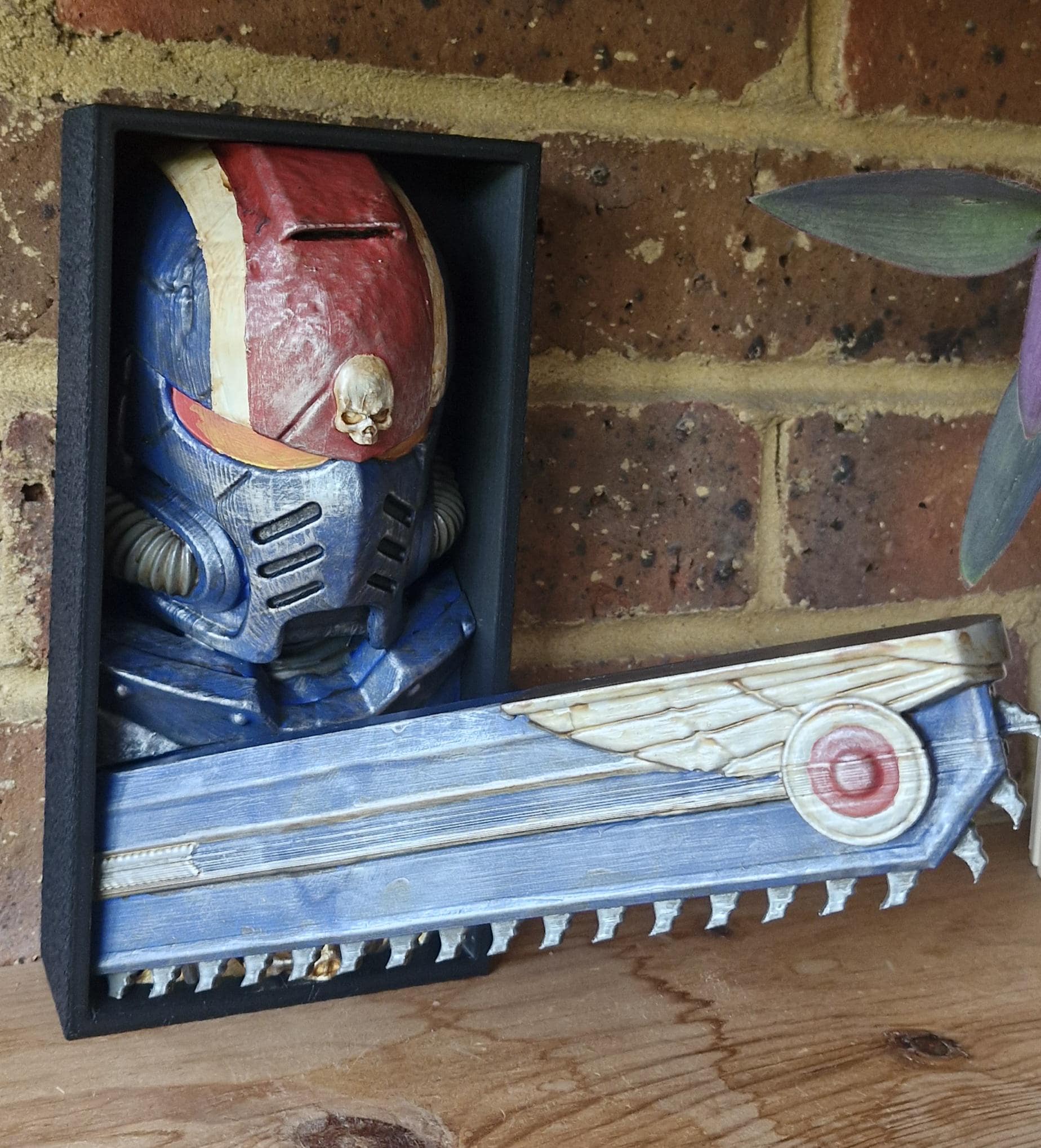 Warhammer 40k Ultramarines Board Game Book Nooks - Unique 3D Printed Bookend Unique Gift Holiday Birthday Christmas Book Shelf Decor
