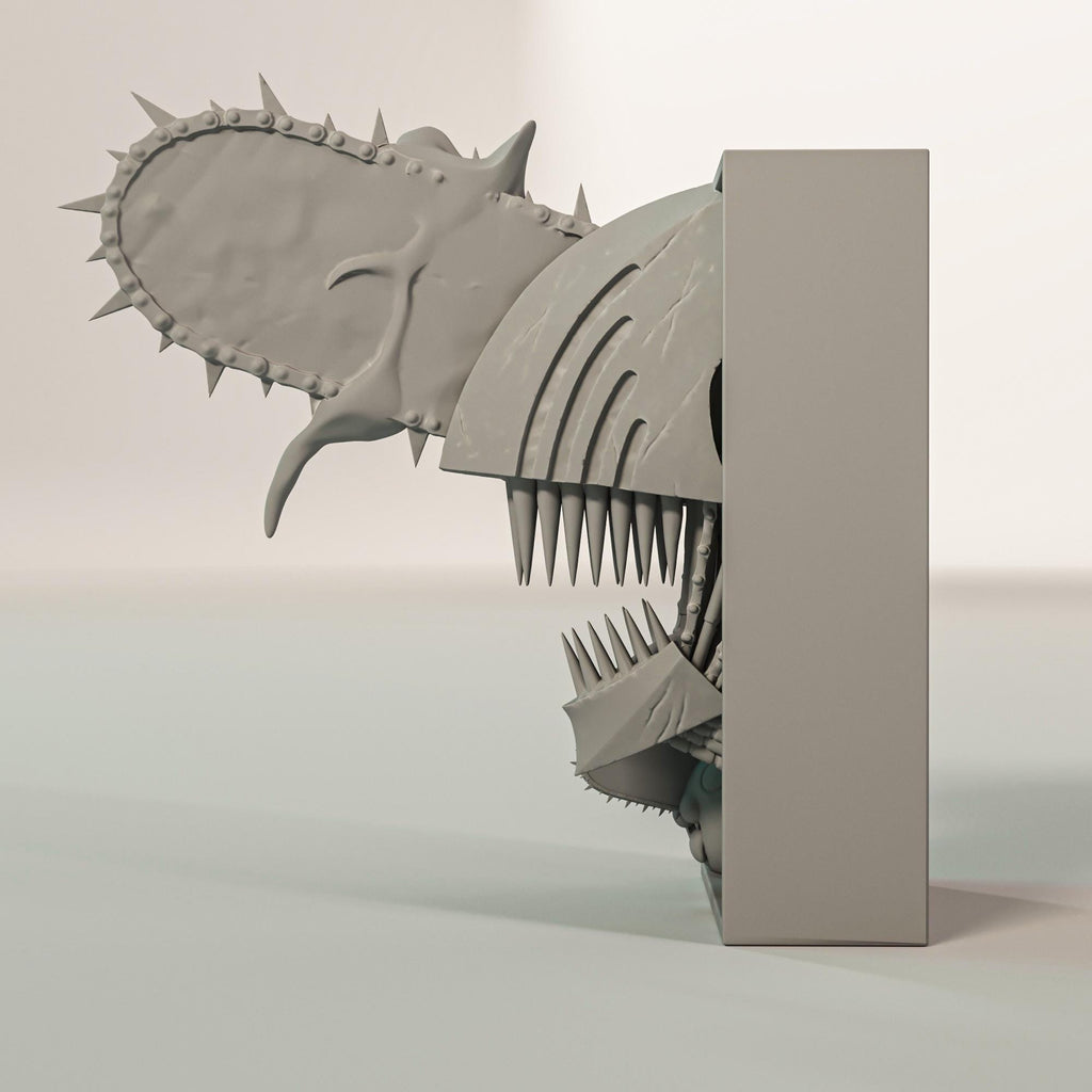 Chainsaw Man Denji Anime and Manga Book Nooks - Unique 3D Printed Bookend Unique Gift Holiday Birthday Christmas Bookshelf Decor
