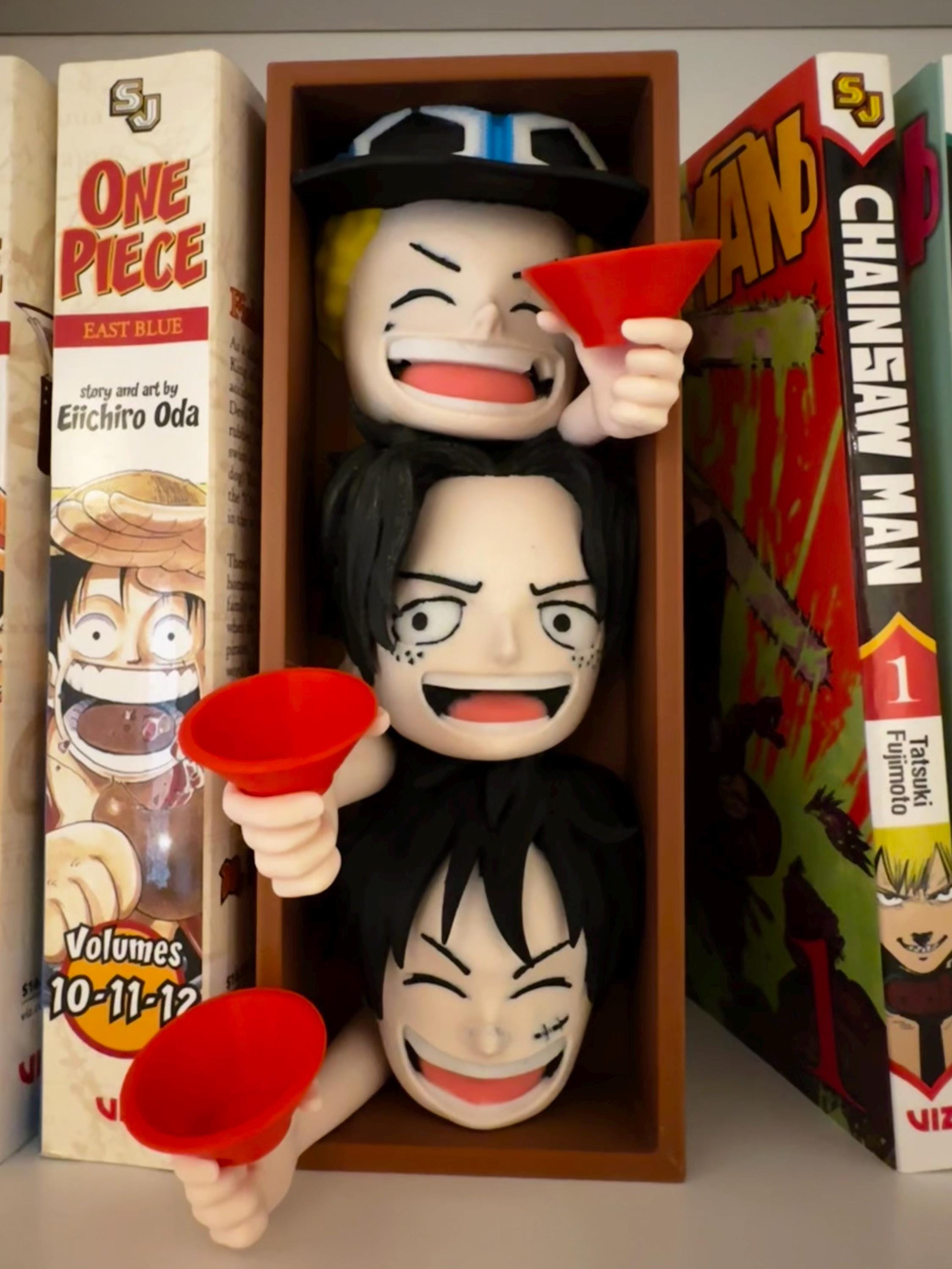 Anime and Manga-Inspired (39) Book Nooks - Unique 3D Printed Movie Bookend Unique Gift Holiday Birthday Christmas Special Bookshelf Display